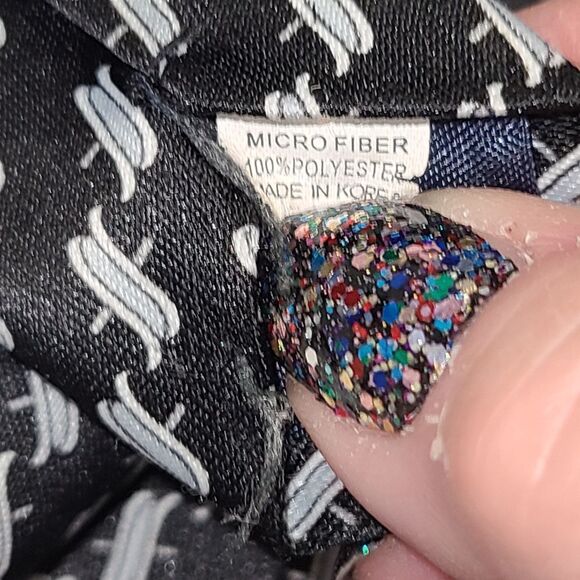 L'art D'espace Italy Made Silk Tie - Picture 5 of 5